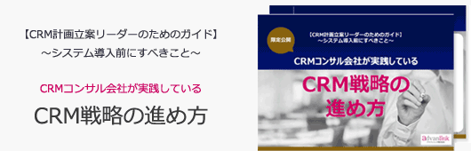 【CRM計画立案リーダーのためのガイド】~システム導入前にすべきこと~CRMコンサル会社が実践しているCRM戦略の進め方